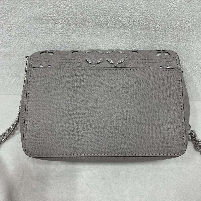 マイケルコース MICHAEL KORS ショルダーバッグ ショルダーバッグ カットアウト デザイン ショルダー バッグ チェーン レザー ロゴ スタッズ - 灰 / グレー / gray レディース USED 古着 中古 50151107
