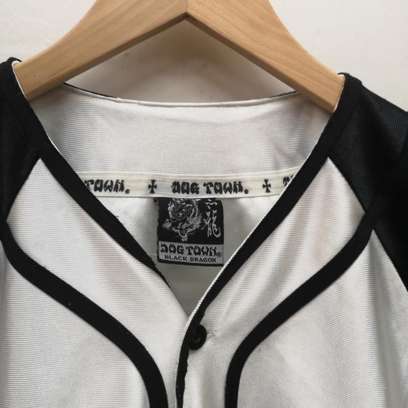 ドッグタウン DOGTOWN シャツ、ブラウス 半袖 黒龍 90s 00s ゲーム シャツ 白 / ホワイト / white X 黒 / ブラック / black メンズ USED 古着 中古 50151113
