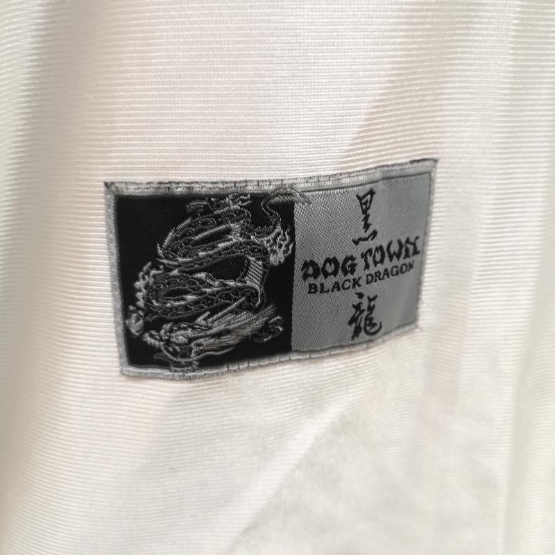 ドッグタウン DOGTOWN シャツ、ブラウス 半袖 黒龍 90s 00s ゲーム シャツ 白 / ホワイト / white X 黒 / ブラック / black メンズ USED 古着 中古 50151113