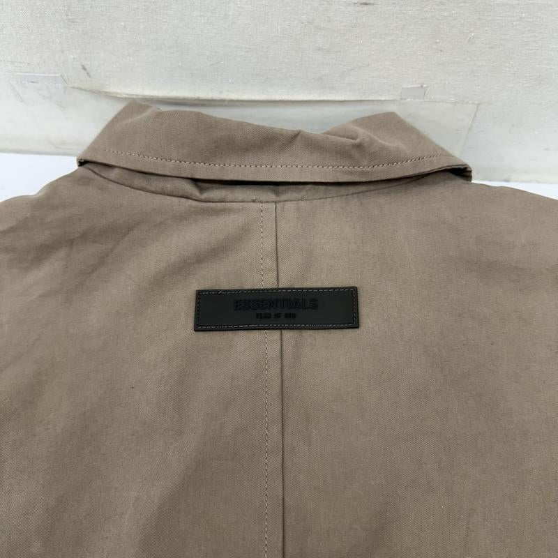 エッセンシャルズ ESSENTIALS コート コート一般 FEAR OF GOD ステンカラー コート S 茶 / ブラウン / brown メンズ USED 古着 中古 50151120