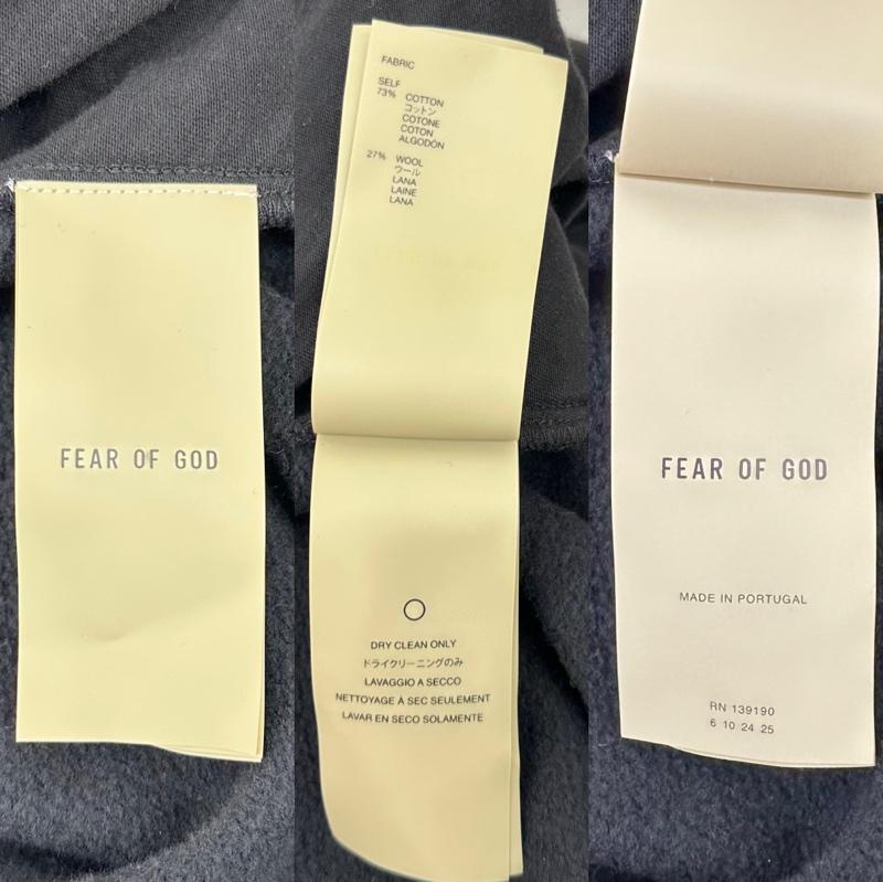 フィアーオブゴッド Fear of God ジャケット、上着 ジャンパー、ブルゾン コットン ウール ハイネック ダブル ジップ ジャケット M 黒 / ブラック / black メンズ USED 古着 中古 50151126