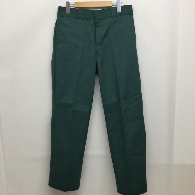 ディッキーズ Dickies パンツ ワークパンツ、ペインターパンツ ディッキーズ 874 dickies オリジナルフィット 32インチ 無地 緑 / グリーン / green メンズ USED 古着 中古 50151142