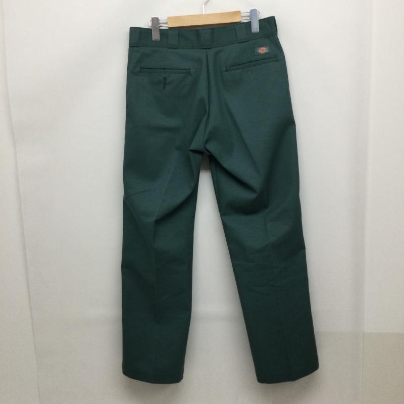 ディッキーズ Dickies パンツ ワークパンツ、ペインターパンツ ディッキーズ 874 dickies オリジナルフィット 32インチ 無地 緑 / グリーン / green メンズ USED 古着 中古 50151142