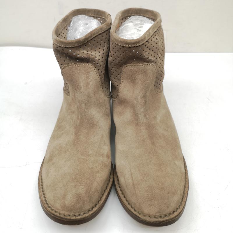 ブッテロ BUTTERO ブーツ 一般 パンチング スエード ブーツ 38 24.0cm ベージュ / ベージュ / beige レディース USED 古着 中古 50151168