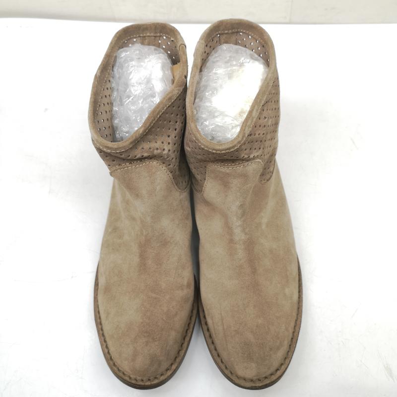ブッテロ BUTTERO ブーツ 一般 パンチング スエード ブーツ 38 24.0cm ベージュ / ベージュ / beige レディース USED 古着 中古 50151168