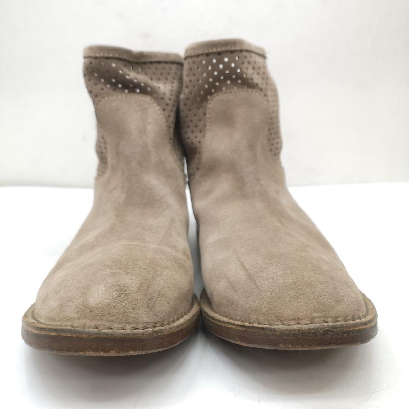ブッテロ BUTTERO ブーツ 一般 パンチング スエード ブーツ 38 24.0cm ベージュ / ベージュ / beige レディース USED 古着 中古 50151168