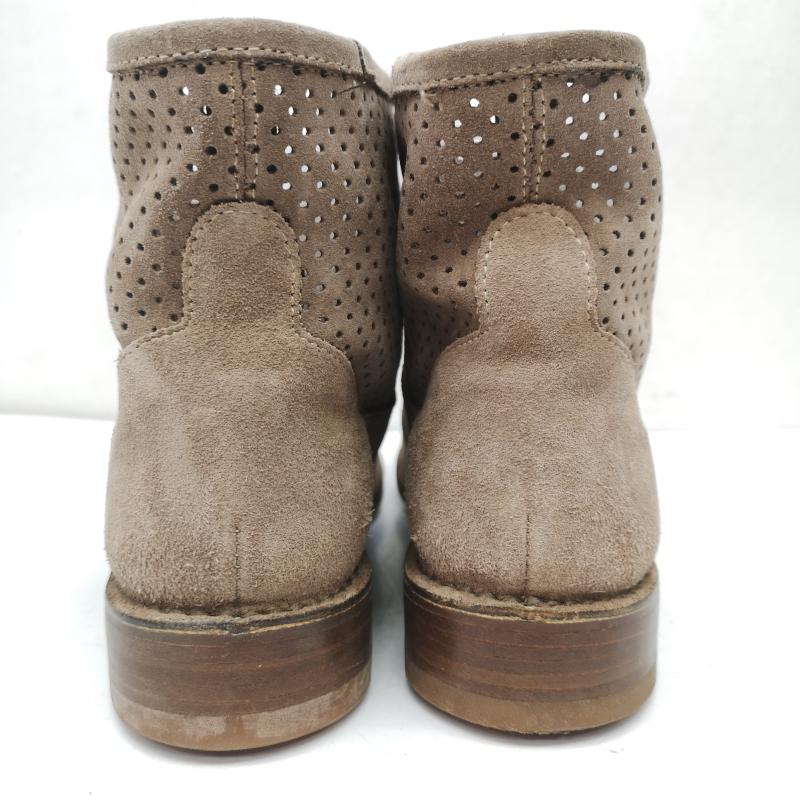 ブッテロ BUTTERO ブーツ 一般 パンチング スエード ブーツ 38 24.0cm ベージュ / ベージュ / beige レディース USED 古着 中古 50151168