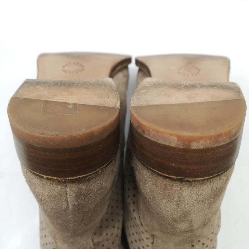 ブッテロ BUTTERO ブーツ 一般 パンチング スエード ブーツ 38 24.0cm ベージュ / ベージュ / beige レディース USED 古着 中古 50151168