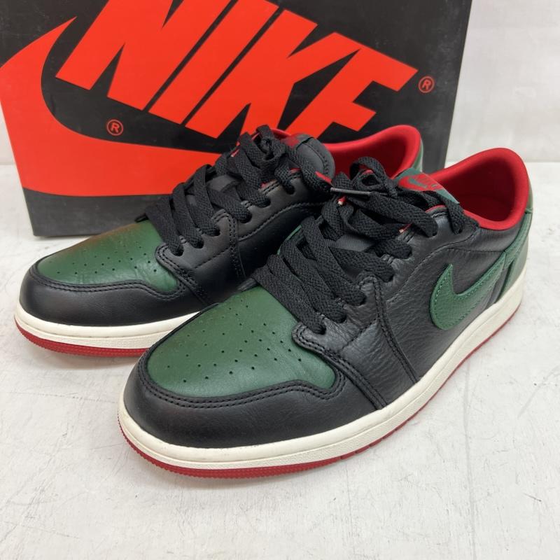 ナイキ NIKE スニーカー スニーカー WMNS AIR JORDAN 1 RETRO LOW OG BLACK/GORGE GREEN 26.5cm メンズ USED 古着 中古 50151174