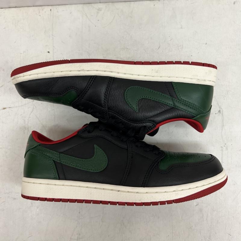ナイキ NIKE スニーカー スニーカー WMNS AIR JORDAN 1 RETRO LOW OG BLACK/GORGE GREEN 26.5cm メンズ USED 古着 中古 50151174