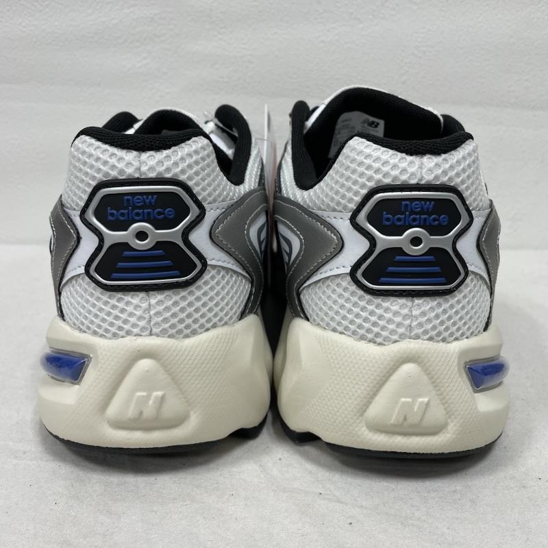 ニューバランス New Balance スニーカー スニーカー ML725CI ローカット スニーカー レースアップ メッシュ ロゴ 27.5cm ロゴ、文字 白 / ホワイト / white X 青 / ブルー / blue X 黒 / ブラック / black メンズ USED 古着 中古 50151185