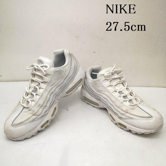 ナイキ NIKE スニーカー スニーカー AIR MAX 95 ESSENTIAL TRIPLE WHITE CT1268-100 エア マックス エッセンシャル 27.5cm 白 / ホワイト / white メンズ USED 古着 中古 50151187