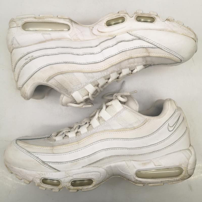 ナイキ NIKE スニーカー スニーカー AIR MAX 95 ESSENTIAL TRIPLE WHITE CT1268-100 エア マックス エッセンシャル 27.5cm 白 / ホワイト / white メンズ USED 古着 中古 50151187