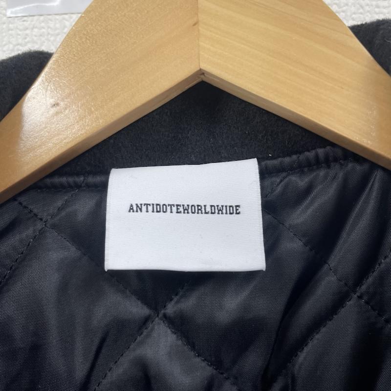 古着 USED ジャケット、上着 ライダース ANTIDOTE アンチドート レザースリーブ ウール スタジャン M 黒 / ブラック / black メンズ USED 古着 中古 50151190