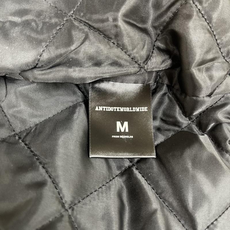 古着 USED ジャケット、上着 ライダース ANTIDOTE アンチドート レザースリーブ ウール スタジャン M 黒 / ブラック / black メンズ USED 古着 中古 50151190