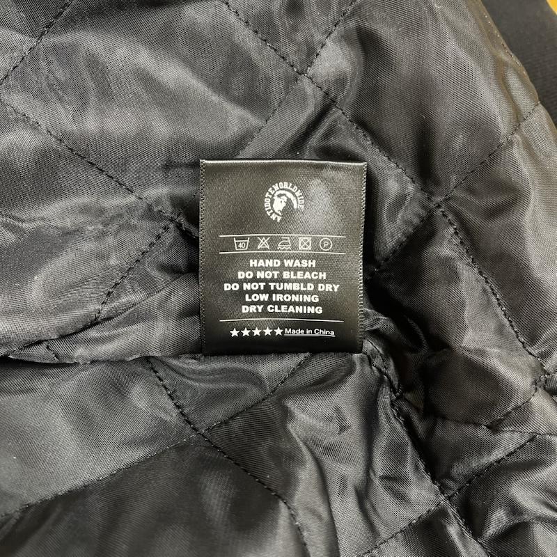 古着 USED ジャケット、上着 ライダース ANTIDOTE アンチドート レザースリーブ ウール スタジャン M 黒 / ブラック / black メンズ USED 古着 中古 50151190