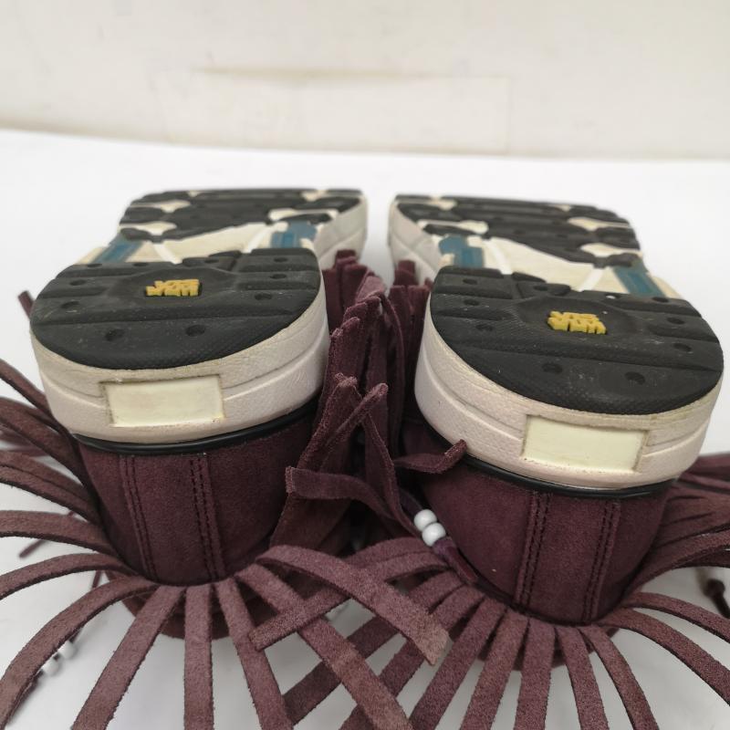 ビズビム VISVIM スニーカー スニーカー CABANE de ZUCCa フリンジ スエード スニーカー 24.0cm 紫 / パープル / purple レディース USED 古着 中古 50151206
