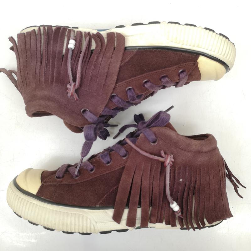 ビズビム VISVIM スニーカー スニーカー CABANE de ZUCCa フリンジ スエード スニーカー 24.0cm 紫 / パープル / purple レディース USED 古着 中古 50151206