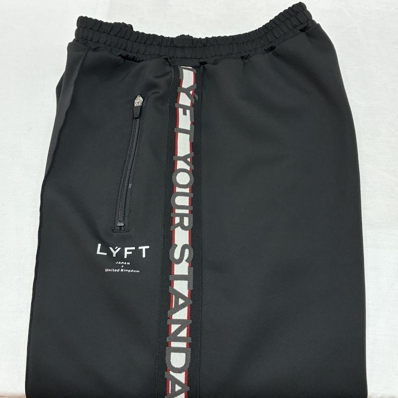 古着 USED ボトムス ボトムス サイドライン ロゴ テープ イージー トラックパンツ XL ロゴ、文字 黒 / ブラック / black メンズ USED 古着 中古 50151209