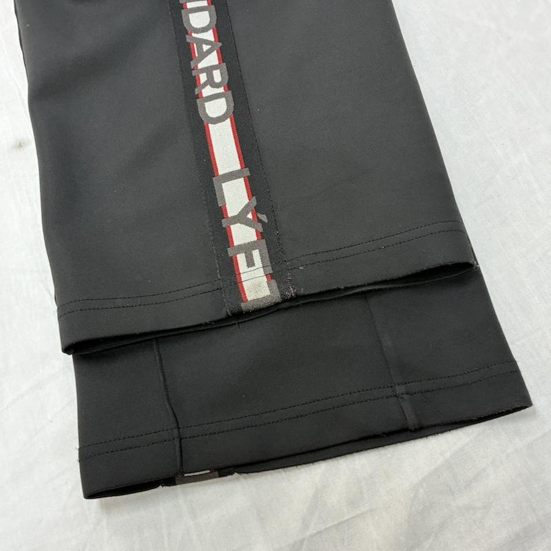 古着 USED ボトムス ボトムス サイドライン ロゴ テープ イージー トラックパンツ XL ロゴ、文字 黒 / ブラック / black メンズ USED 古着 中古 50151209