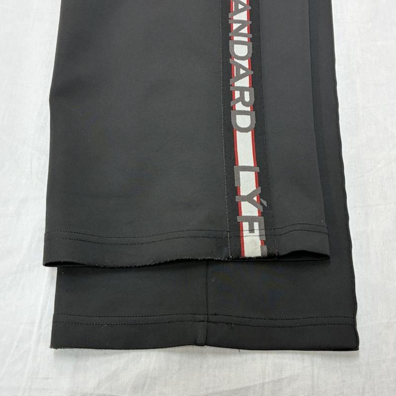 古着 USED ボトムス ボトムス サイドライン ロゴ テープ イージー トラックパンツ XL ロゴ、文字 黒 / ブラック / black メンズ USED 古着 中古 50151209