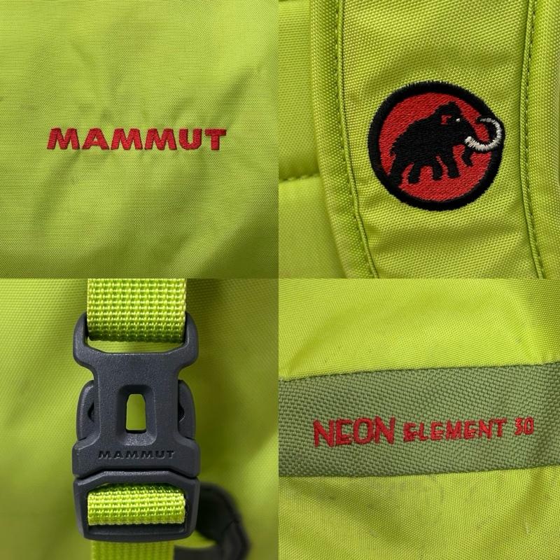 マムート Mammut リュックサック、デイパック リュックサック、デイバッグ 2510-01960 Neon Element 30 ライムグリーン アウトドア ユニセックス - ロゴ、文字 薄緑 / ライトグリーン / メンズ USED 古着 中古 50151211