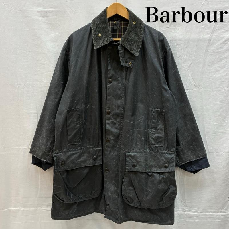 バーブァー Barbour ジャケット、上着 ジャンパー、ブルゾン 80s 3ワラント 88年製 A205 BORDER JACKET ワックス オイルドジャケット 36 チャコールグレー / チャコールグレー / メンズ USED 古着 中古 50151227