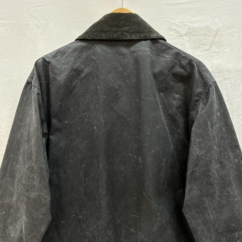 バーブァー Barbour ジャケット、上着 ジャンパー、ブルゾン 80s 3ワラント 88年製 A205 BORDER JACKET ワックス オイルドジャケット 36 チャコールグレー / チャコールグレー / メンズ USED 古着 中古 50151227