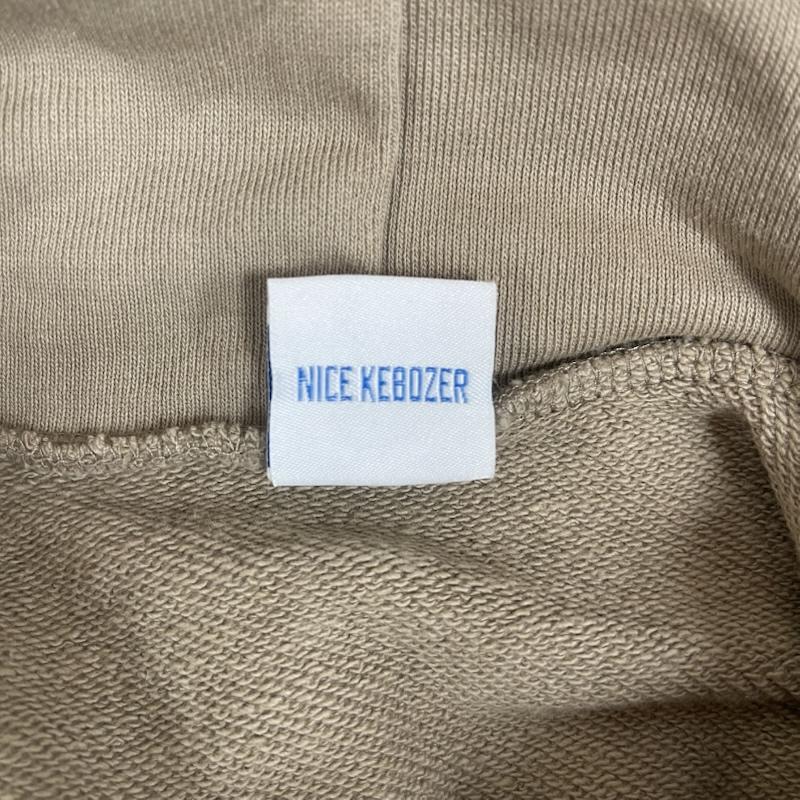 ケボズ KEBOZ パーカー 長袖 2LINE ライン SWEAT PULLOVER オーバーサイズ パーカー XXL 茶 / ブラウン / brown メンズ USED 古着 中古 50151228