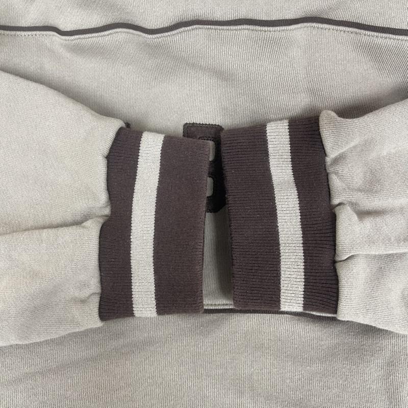 ケボズ KEBOZ パーカー 長袖 2LINE ライン SWEAT PULLOVER オーバーサイズ パーカー XXL 茶 / ブラウン / brown メンズ USED 古着 中古 50151228