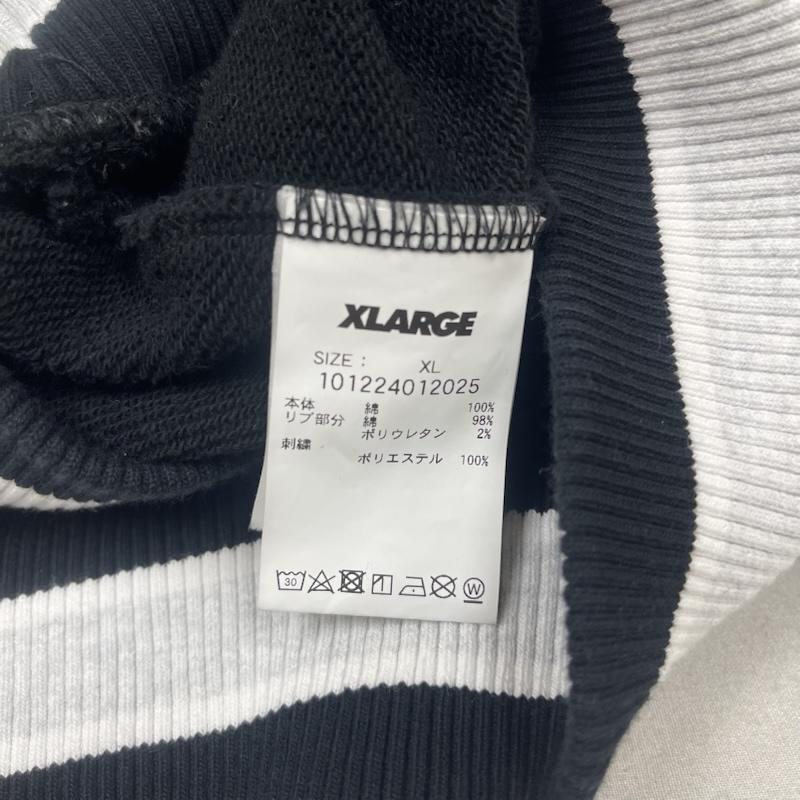エクストララージ XLARGE トレーナー 長袖 22AW マウンテン ロゴ クルー ネック スウェット コットン スウェット 101224012025 XL 黒 / ブラック / black メンズ USED 古着 中古 50151259