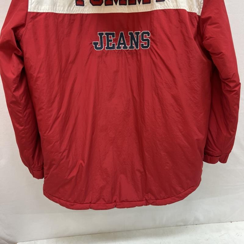トミー ジーンズ TOMMY JEANS ジャケット、上着 ジャンパー、ブルゾン 90s 00s ナイロン パデッドジャケット L 赤 / レッド / red X 紺 / ネイビー / navy X 白 / ホワイト / white メンズ USED 古着 中古 50151273