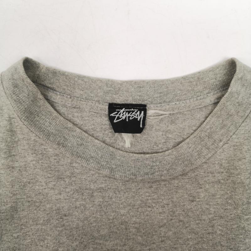 ステューシー STUSSY Tシャツ 半袖 80s 1988 BEACH MOB Tee ビーチ モブ Tシャツ 群衆 灰 / グレー / gray メンズ USED 古着 中古 50151281