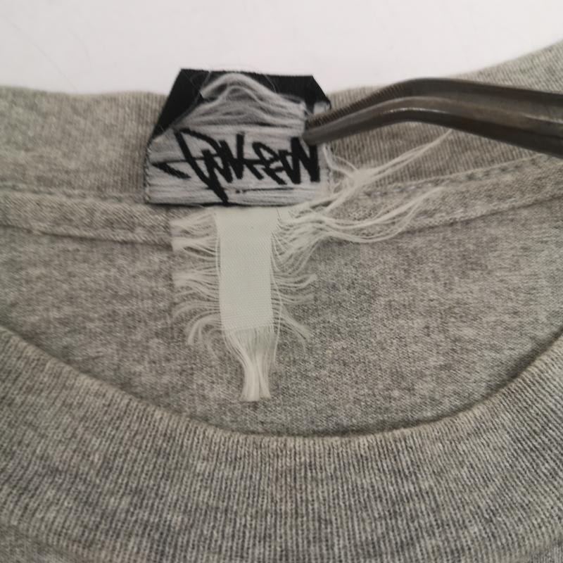 ステューシー STUSSY Tシャツ 半袖 80s 1988 BEACH MOB Tee ビーチ モブ Tシャツ 群衆 灰 / グレー / gray メンズ USED 古着 中古 50151281