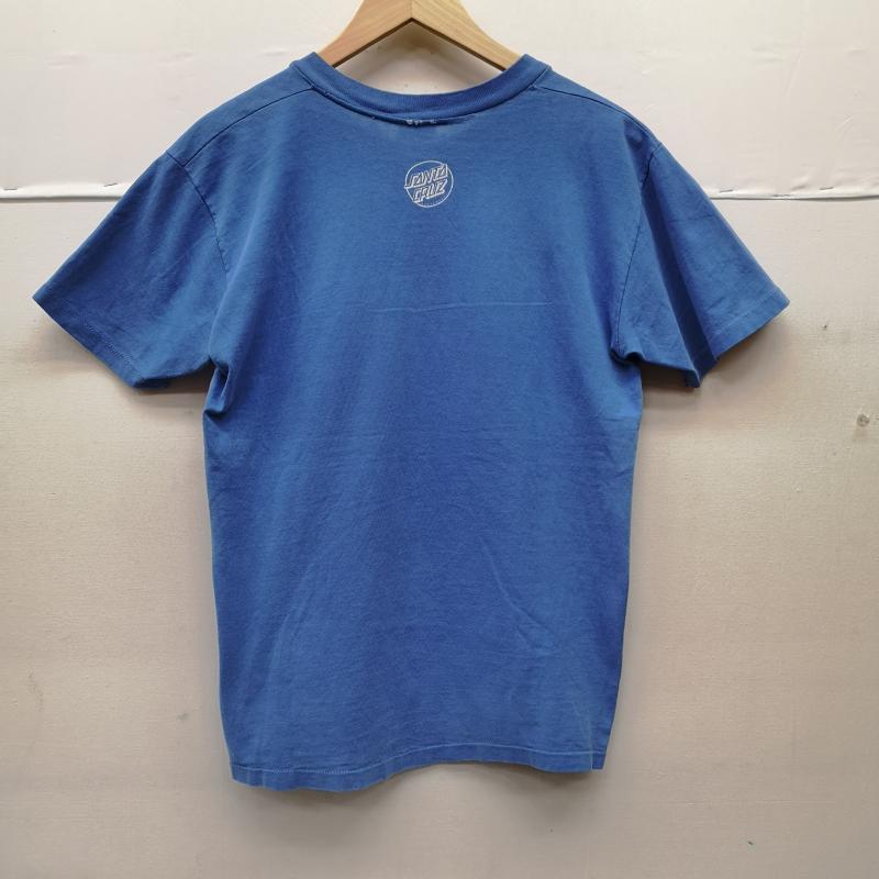 サンタクルーズ SANTA CRUZ Tシャツ 半袖 80s JEFF GROSSO Tee STEDMAN USA製 フロント プリント M 青 / ブルー / blue メンズ USED 古着 中古 50151282
