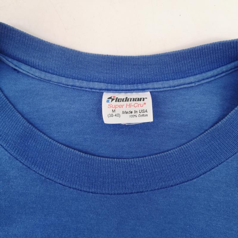 サンタクルーズ SANTA CRUZ Tシャツ 半袖 80s Salba サルバ Tシャツ STEDMAN USA製 M 青 / ブルー / blue メンズ USED 古着 中古 50151287