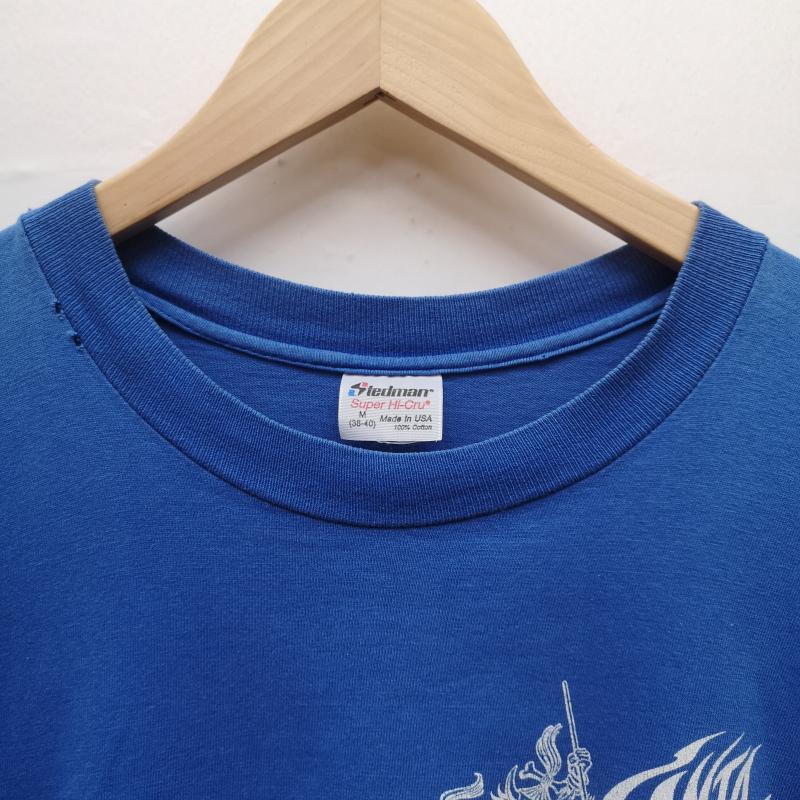 サンタクルーズ SANTA CRUZ Tシャツ 半袖 80s Salba サルバ Tシャツ STEDMAN USA製 M 青 / ブルー / blue メンズ USED 古着 中古 50151287