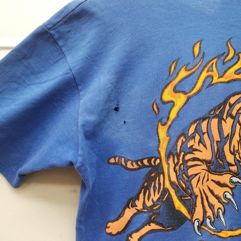 サンタクルーズ SANTA CRUZ Tシャツ 半袖 80s Salba サルバ Tシャツ STEDMAN USA製 M 青 / ブルー / blue メンズ USED 古着 中古 50151287