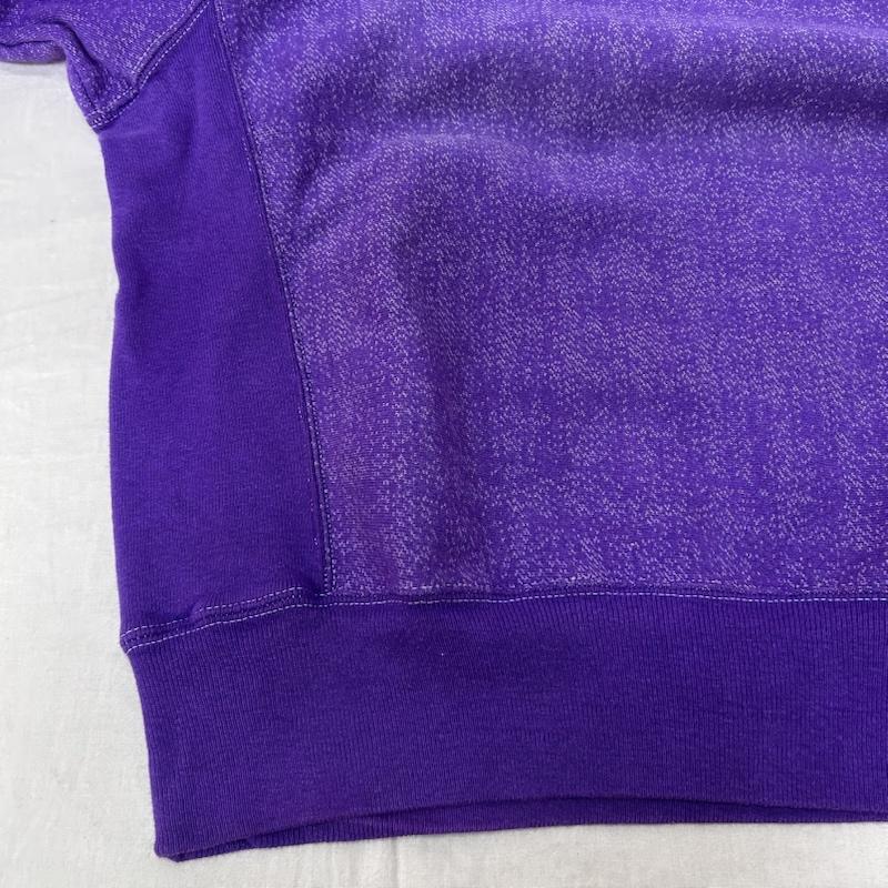 チャンピオン Champion トレーナー 長袖 00s エルサルバドル製 PREMIUMREVERSEWEAVE プレミアムリバースウィーブ スウェット パープル Mサイズ M ロゴ、文字 X 刺繍 紫 / パープル / purple メンズ USED 古着 中古 50151294