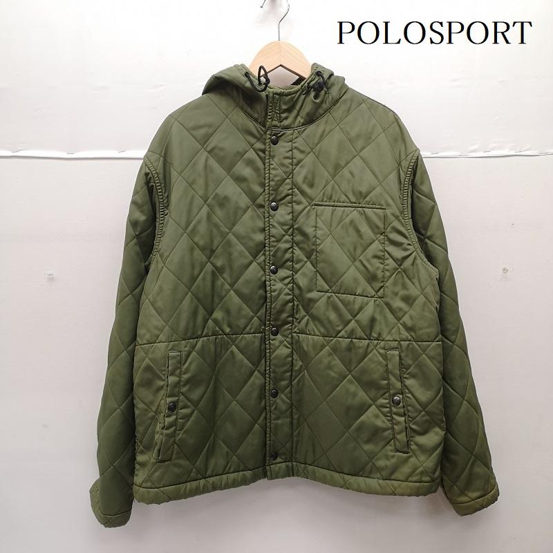 ポロスポーツラルフローレン POLOSPORT ジャケット、上着 ジャンパー、ブルゾン 90s オールド キルティング ジャケット L オリーブグリーン / オリーブグリーン / メンズ USED 古着 中古 50151297