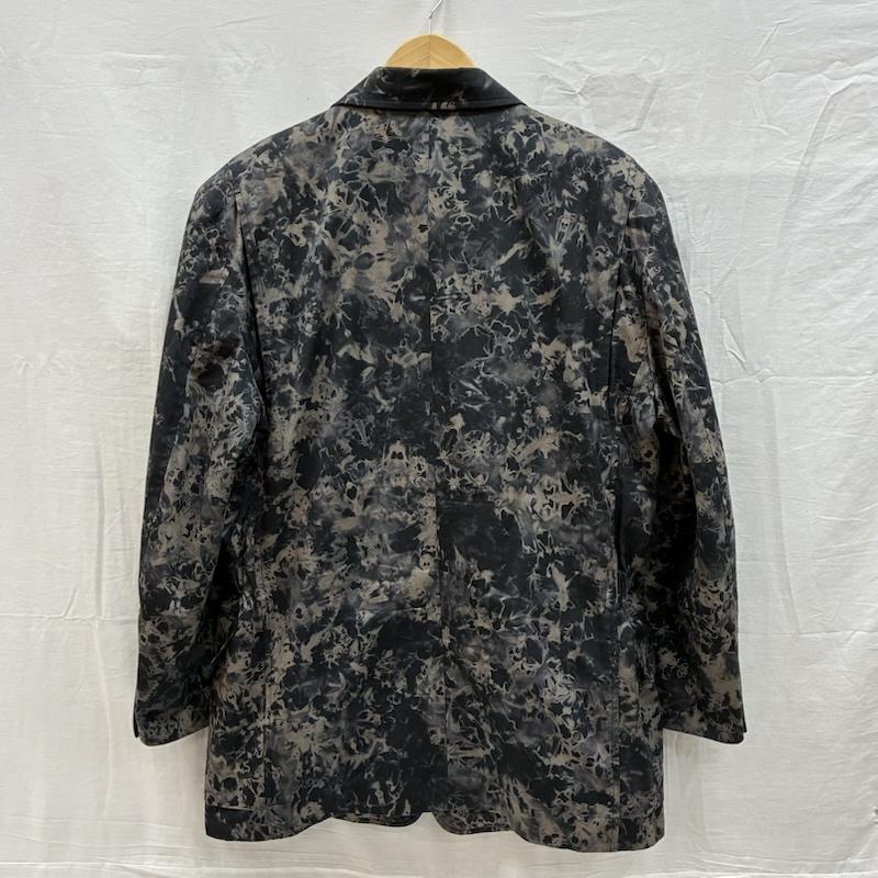 イッセイミヤケ ISSEY MIYAKE ジャケット、上着 ジャケット、ブレザー 90s 黒タグ 1992ss マーブル ブリーチ 総柄 4釦 テーラード ジャケット ME21-FD012 アーカイブ M 総柄 メンズ USED 古着 中古 50151302