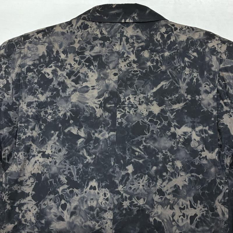 イッセイミヤケ ISSEY MIYAKE ジャケット、上着 ジャケット、ブレザー 90s 黒タグ 1992ss マーブル ブリーチ 総柄 4釦 テーラード ジャケット ME21-FD012 アーカイブ M 総柄 メンズ USED 古着 中古 50151302