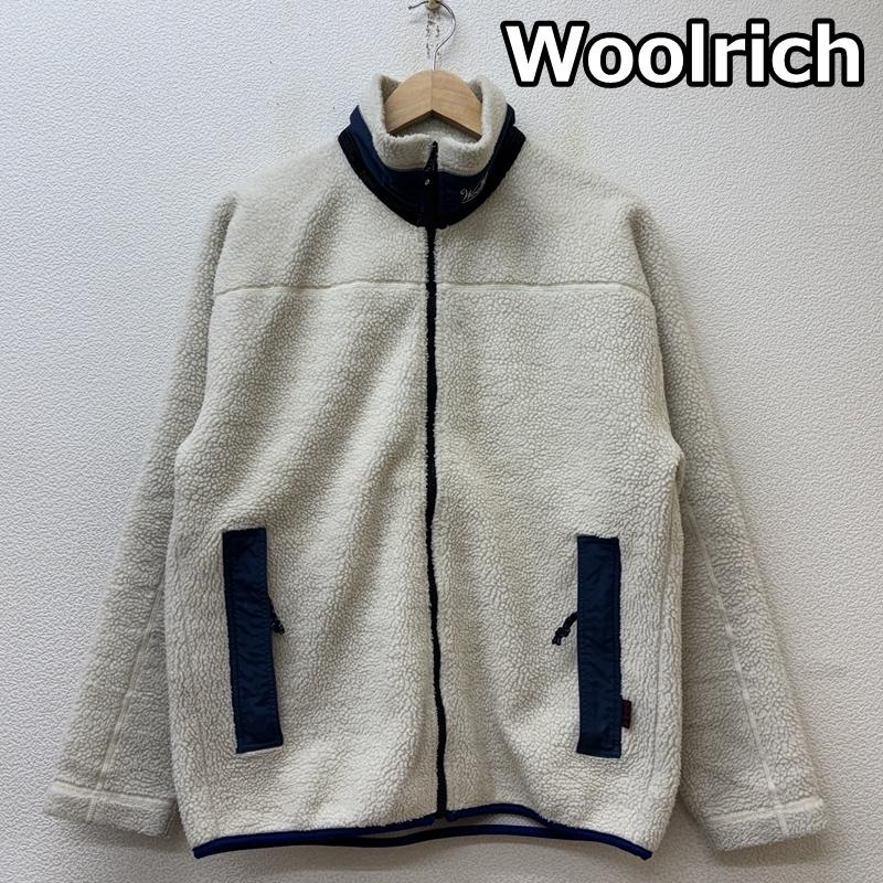 ウールリッチ WOOLRICH ジャケット、上着 ジャンパー、ブルゾン 90年代 ビンテージ 日本製 アシックス期 フリース ボア ジャケット 90s VINTAGE S 白 / ホワイト / white メンズ USED 古着 中古 50151317