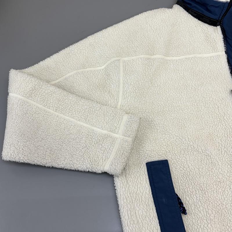 ウールリッチ WOOLRICH ジャケット、上着 ジャンパー、ブルゾン 90年代 ビンテージ 日本製 アシックス期 フリース ボア ジャケット 90s VINTAGE S 白 / ホワイト / white メンズ USED 古着 中古 50151317