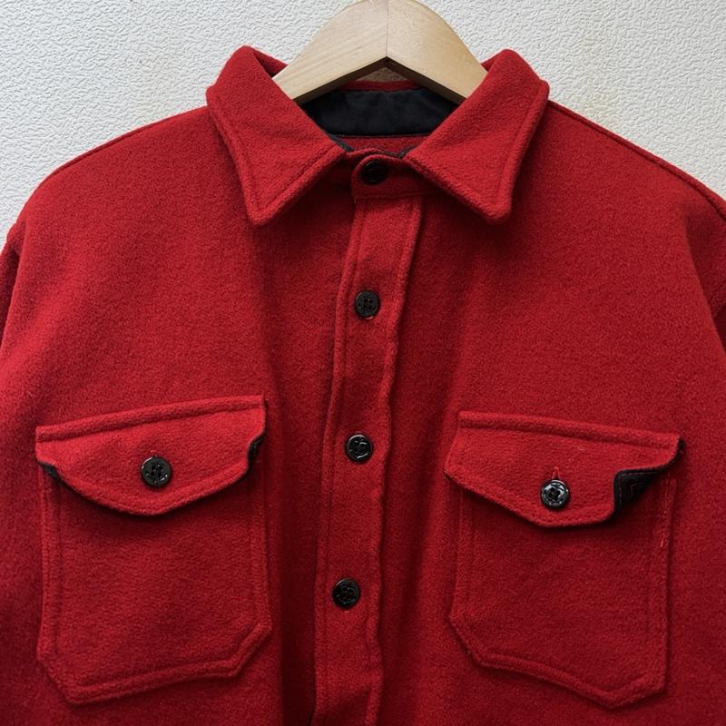 メルトン MELTON ジャケット、上着 ジャンパー、ブルゾン 80年代 ビンテージ USA製 CPO ウール シャツ ジャケット 80s VINTAGE M 赤 / レッド / red メンズ USED 古着 中古 50151319