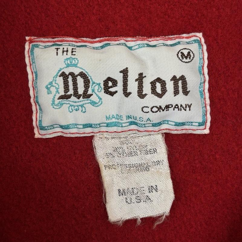 メルトン MELTON ジャケット、上着 ジャンパー、ブルゾン 80年代 ビンテージ USA製 CPO ウール シャツ ジャケット 80s VINTAGE M 赤 / レッド / red メンズ USED 古着 中古 50151319