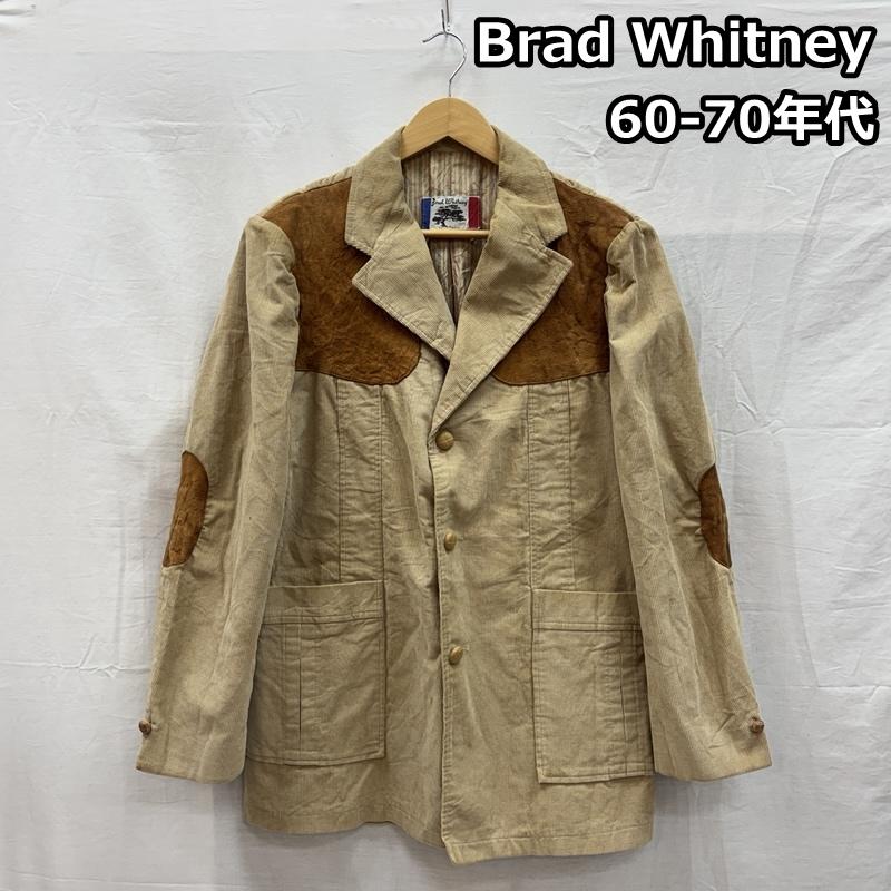 古着 USED ジャケット、上着 ジャケット、ブレザー Brad Whitney 60-70年代 ビンテージ レザー パッチ コーデュロイ テーラード ジャケット - メンズ USED 古着 中古 50151321