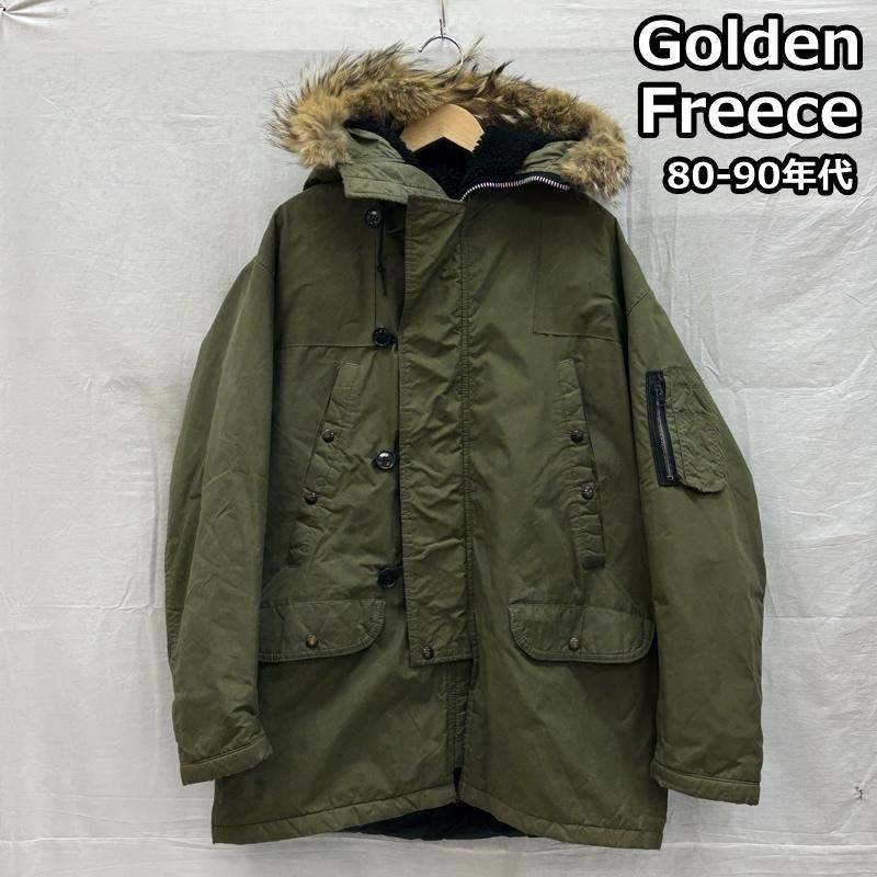 ゴールデンフリース golden freece ジャケット、上着 ジャンパー、ブルゾン 80-90年代 ビンテージ USA製 IDEAL ZIP N-3Bタイプ ミリタリー フライト ジャケット 40 メンズ USED 古着 中古 50151328