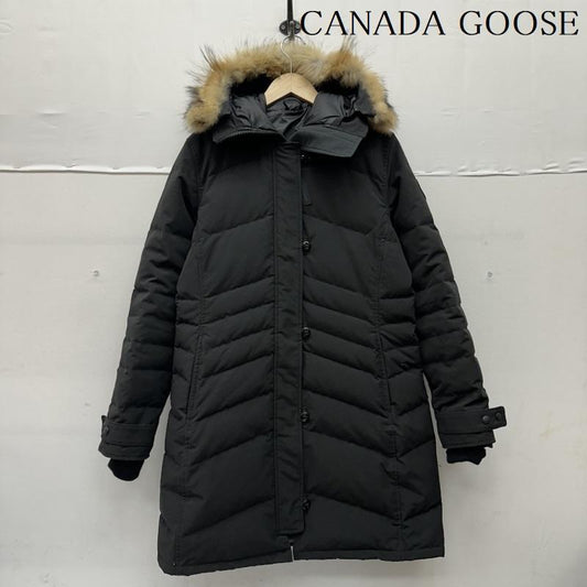 カナダグース CANADA GOOSE ジャケット、上着 ダウンジャケット BLACK LABEL LORETTE ロレッタ フード ファー ダウン コート 2090LB L 黒 / ブラック / black レディース USED 古着 中古 50151339