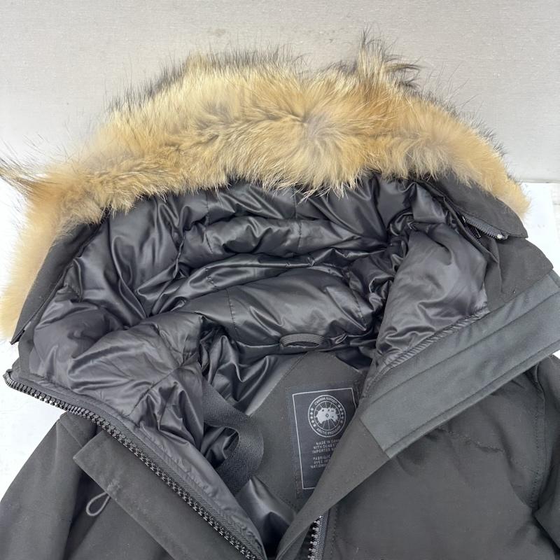 カナダグース CANADA GOOSE ジャケット、上着 ダウンジャケット BLACK LABEL LORETTE ロレッタ フード ファー ダウン コート 2090LB L 黒 / ブラック / black レディース USED 古着 中古 50151339